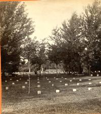  Springfield National Cemetery, ca. 1885, courtesy of Wilson's Creek National Battlefield.